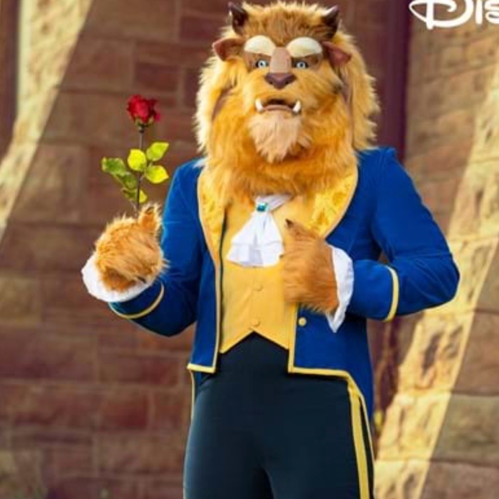Blue and Yellow Beast Costume